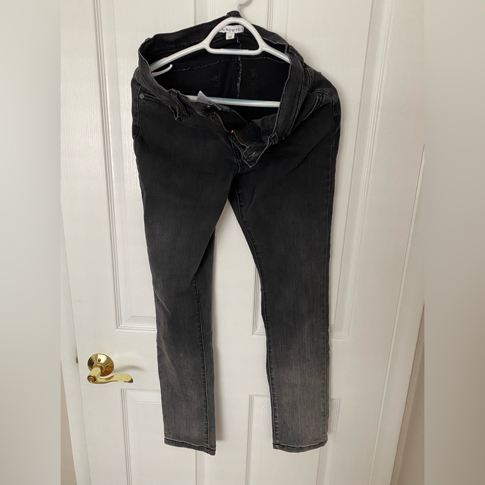 And now this men’s skinny fit stretch jeans